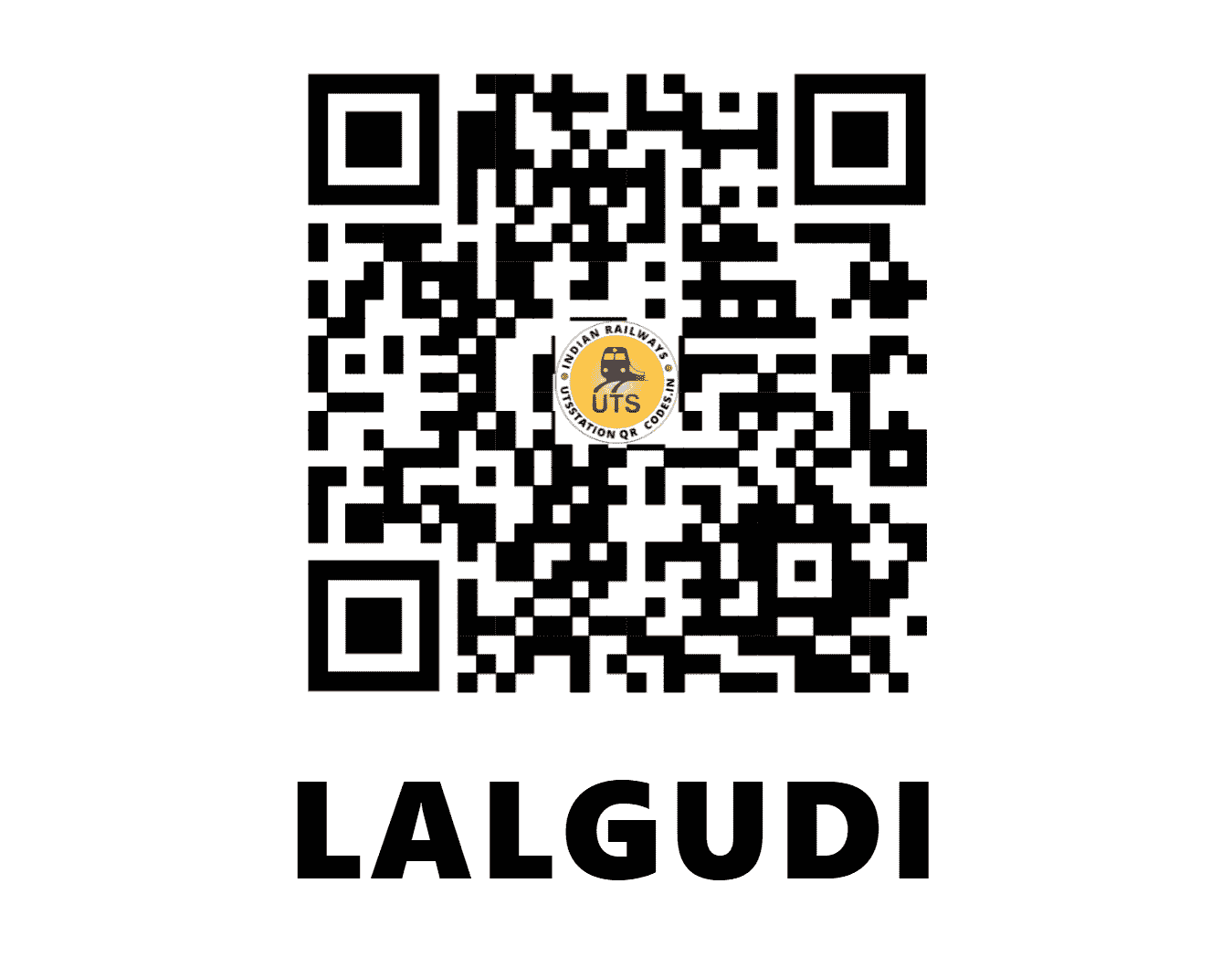 UTS QR Code for LALGUDI - LLI (SR - TAMIL NADU)